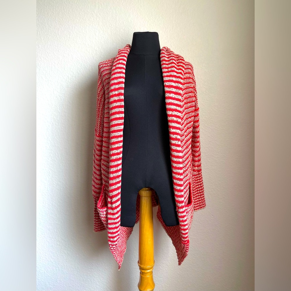 Cherish orange stripe cardigan